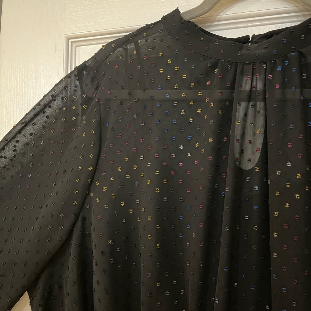 ModCloth Rainbow Dot Party Dress 3X - Picture 5 of 6